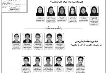 نفرات برتر مسابقات فرهنگی هنری دبیرستان دوره دوم دخترانه و پسرانه حضرت مجتبی(ع)