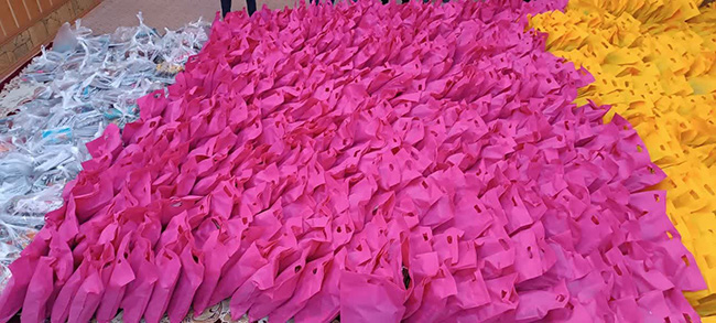 اهدای 1000 بسته لوازمالتحریر توسط موسسه خیریه حضرت مجتی حامیم
